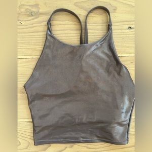 3/$15 Metallic longline sports bra US S Old Navy